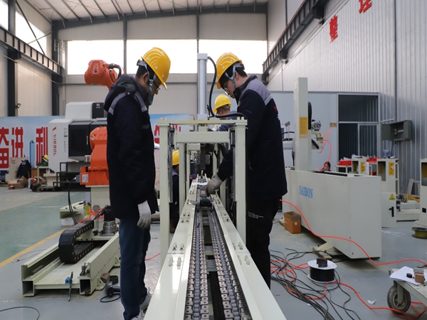 焊接機(jī)器人工裝使用說明